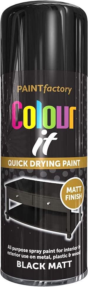 Paint Factory Paint Matt Black 400ml Paint Factory Paint Matt Black 400ml